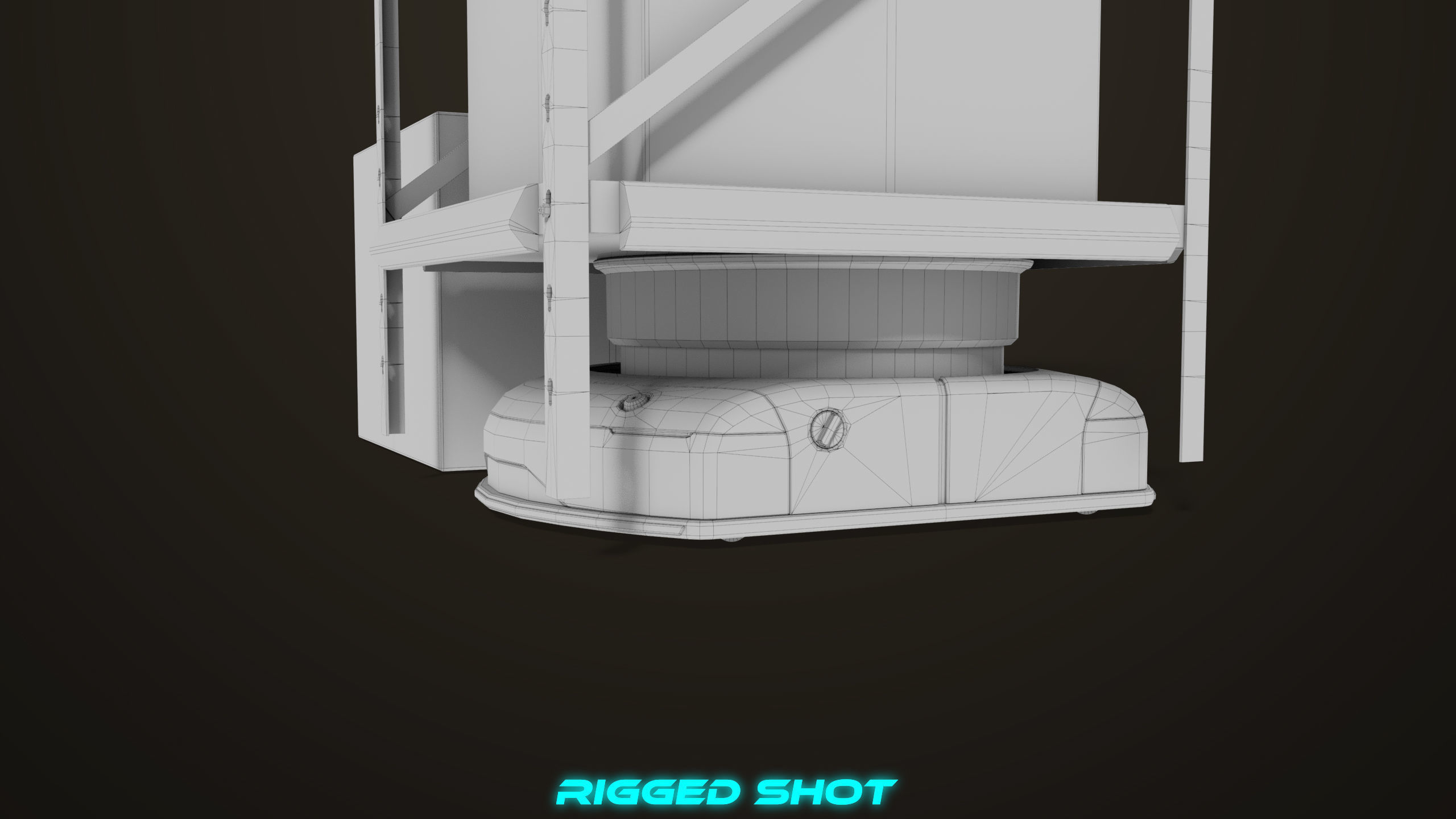 Warehouse Robot Generic All PBR Unity UE Textures Low-poly 3D model_45