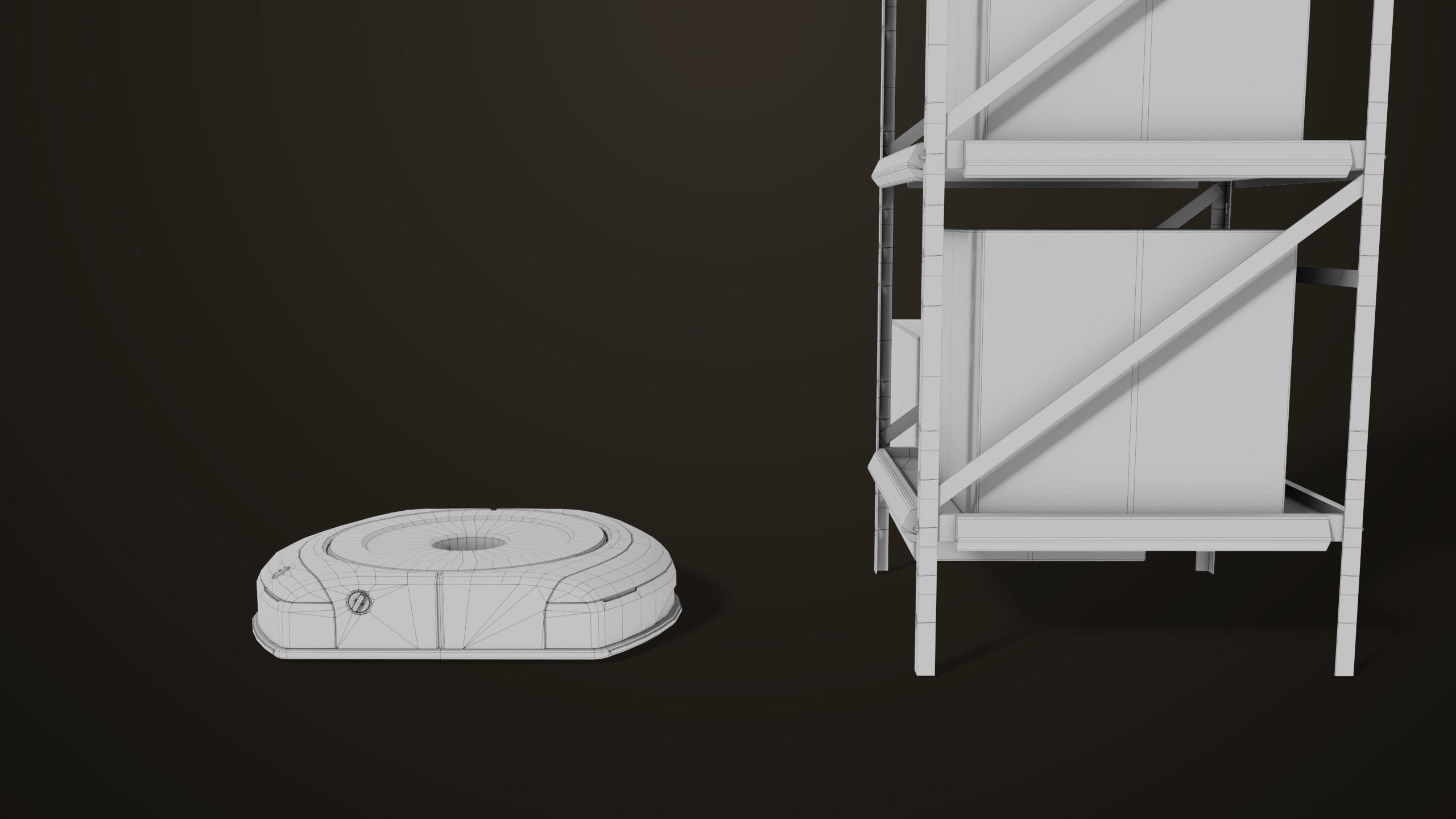 Warehouse Robot Generic All PBR Unity UE Textures Low-poly 3D model_26