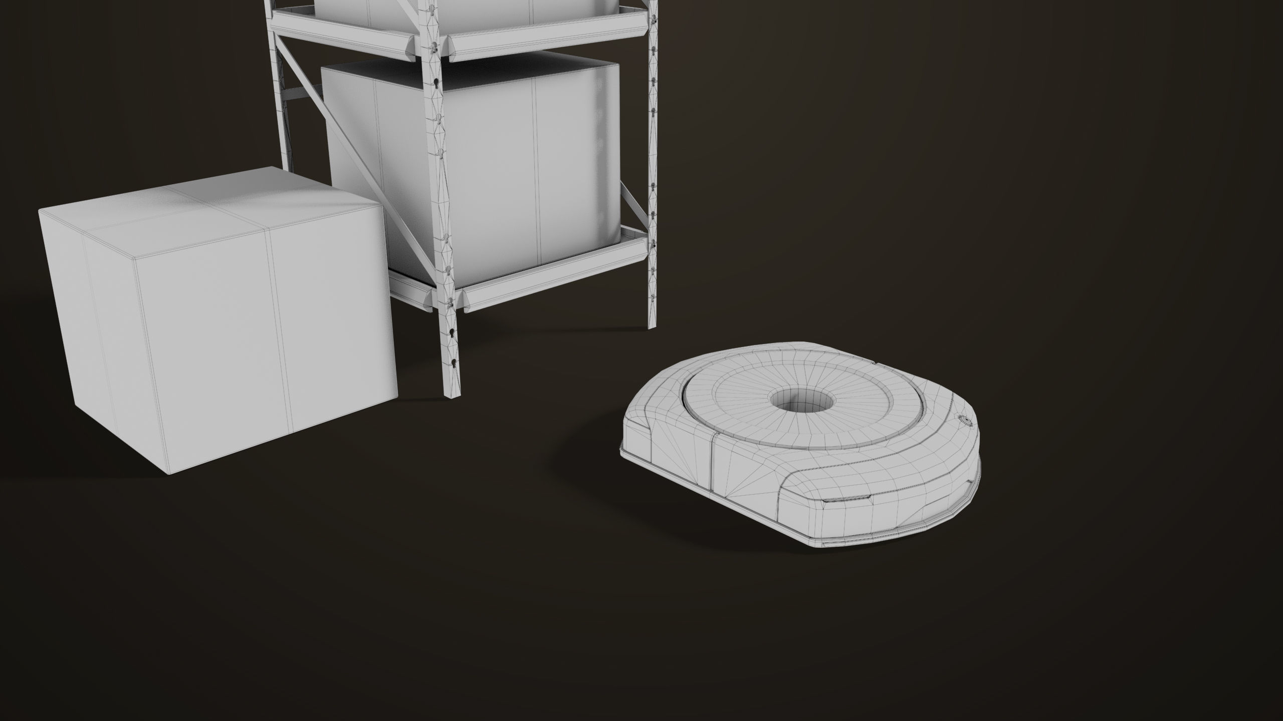 Warehouse Robot Generic All PBR Unity UE Textures Low-poly 3D model_28