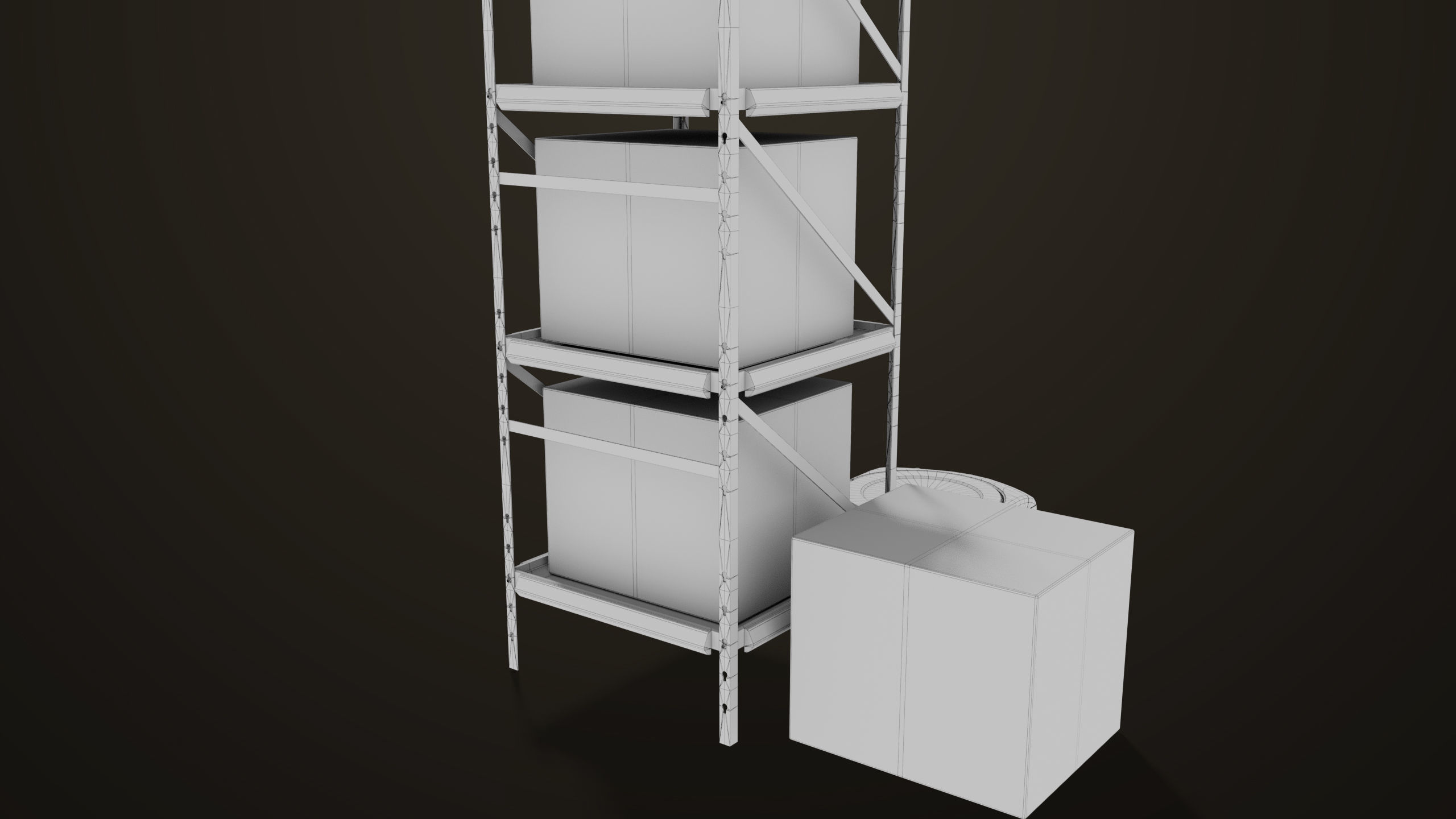 Warehouse Robot Generic All PBR Unity UE Textures Low-poly 3D model_29