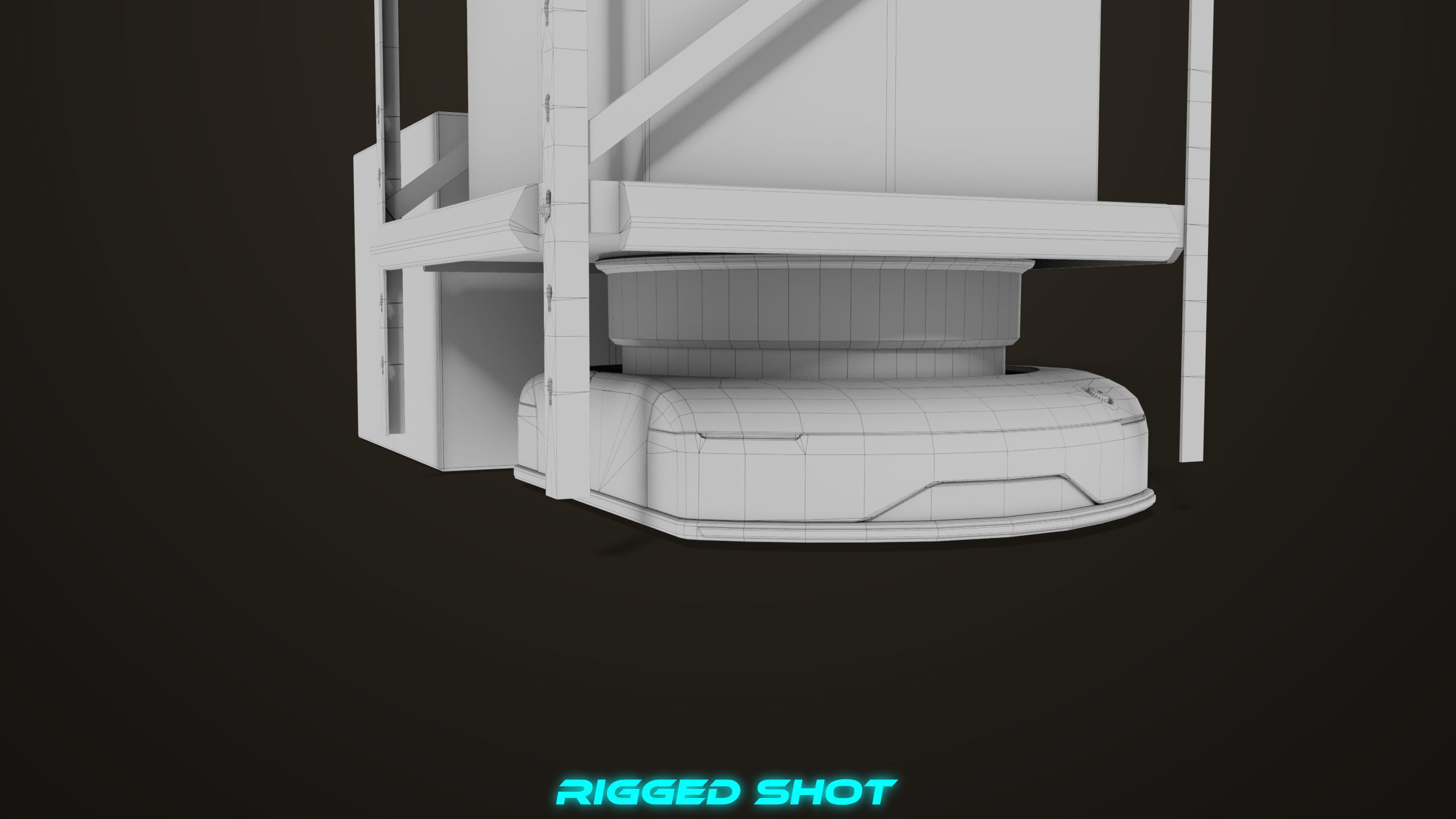 Warehouse Robot Generic All PBR Unity UE Textures Low-poly 3D model_46