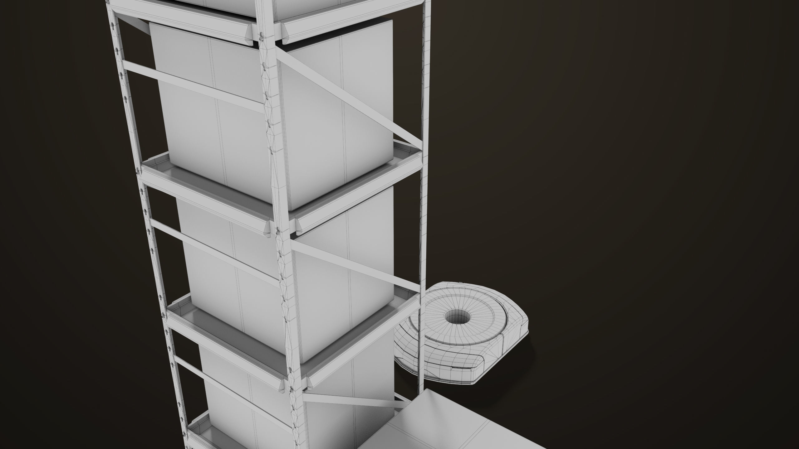 Warehouse Robot Generic All PBR Unity UE Textures Low-poly 3D model_33