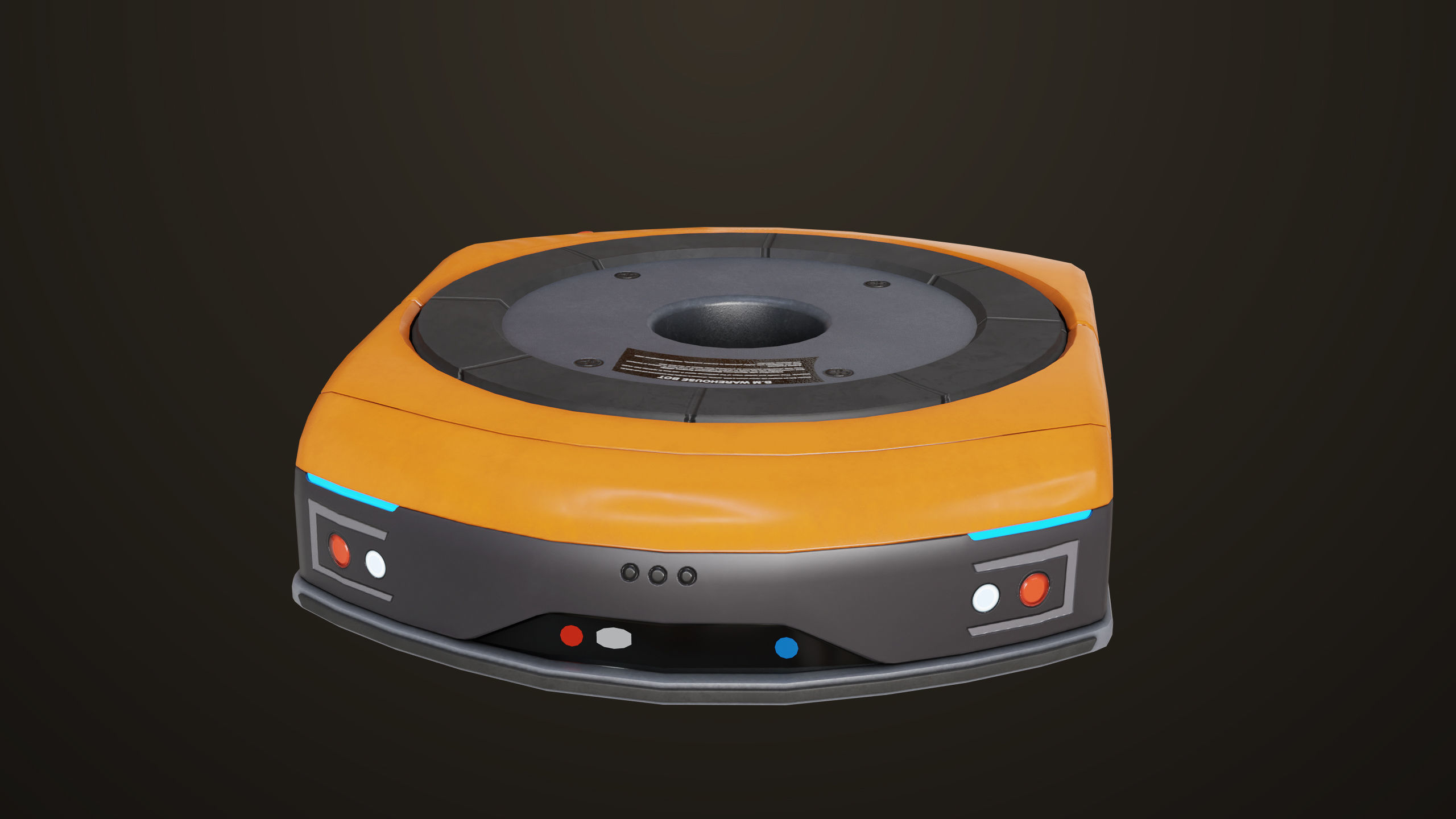 Warehouse Robot Generic All PBR Unity UE Textures Low-poly 3D model_2