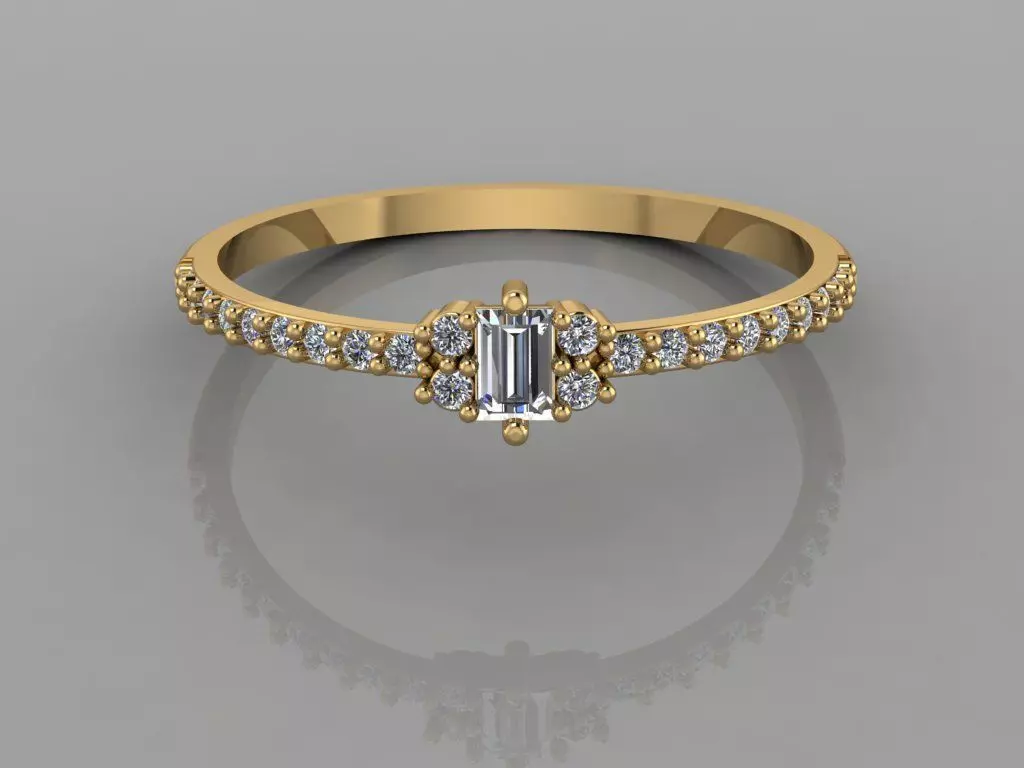 Women Ring 2 3D print model_0