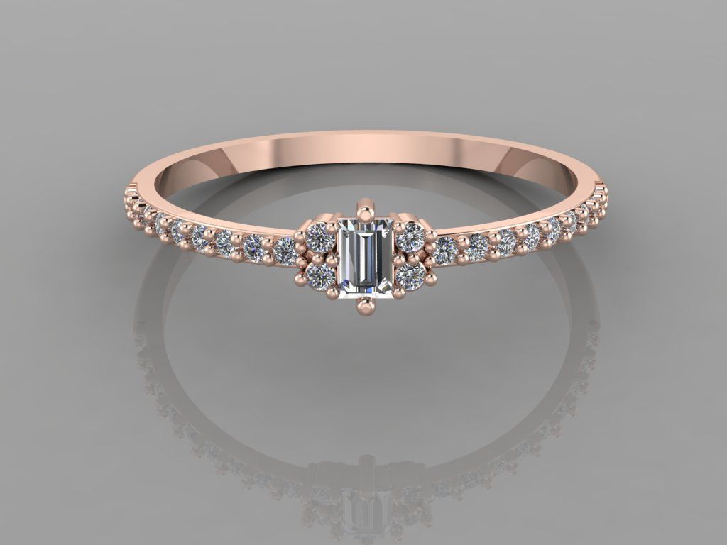 Women Ring 2 3D print model_1