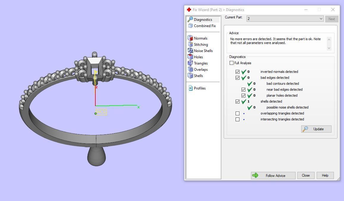 Women Ring 2 3D print model_7