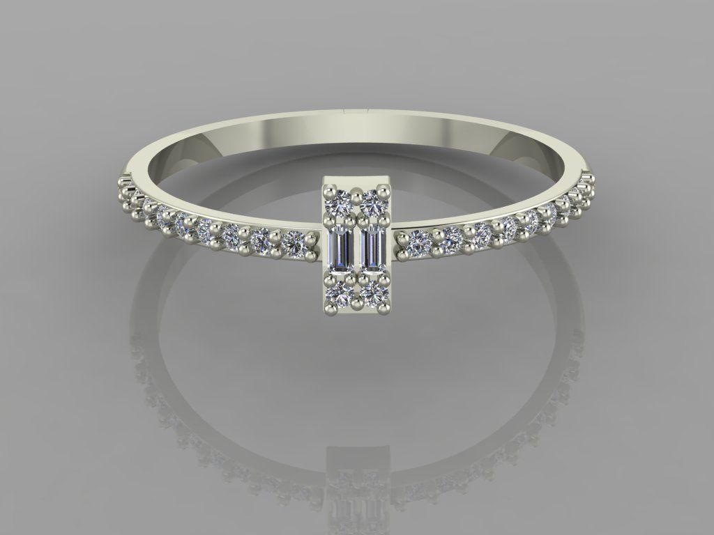 Women Ring 3 3D print model_2