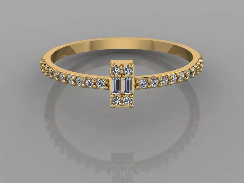 Women Ring 3 3D print model_0