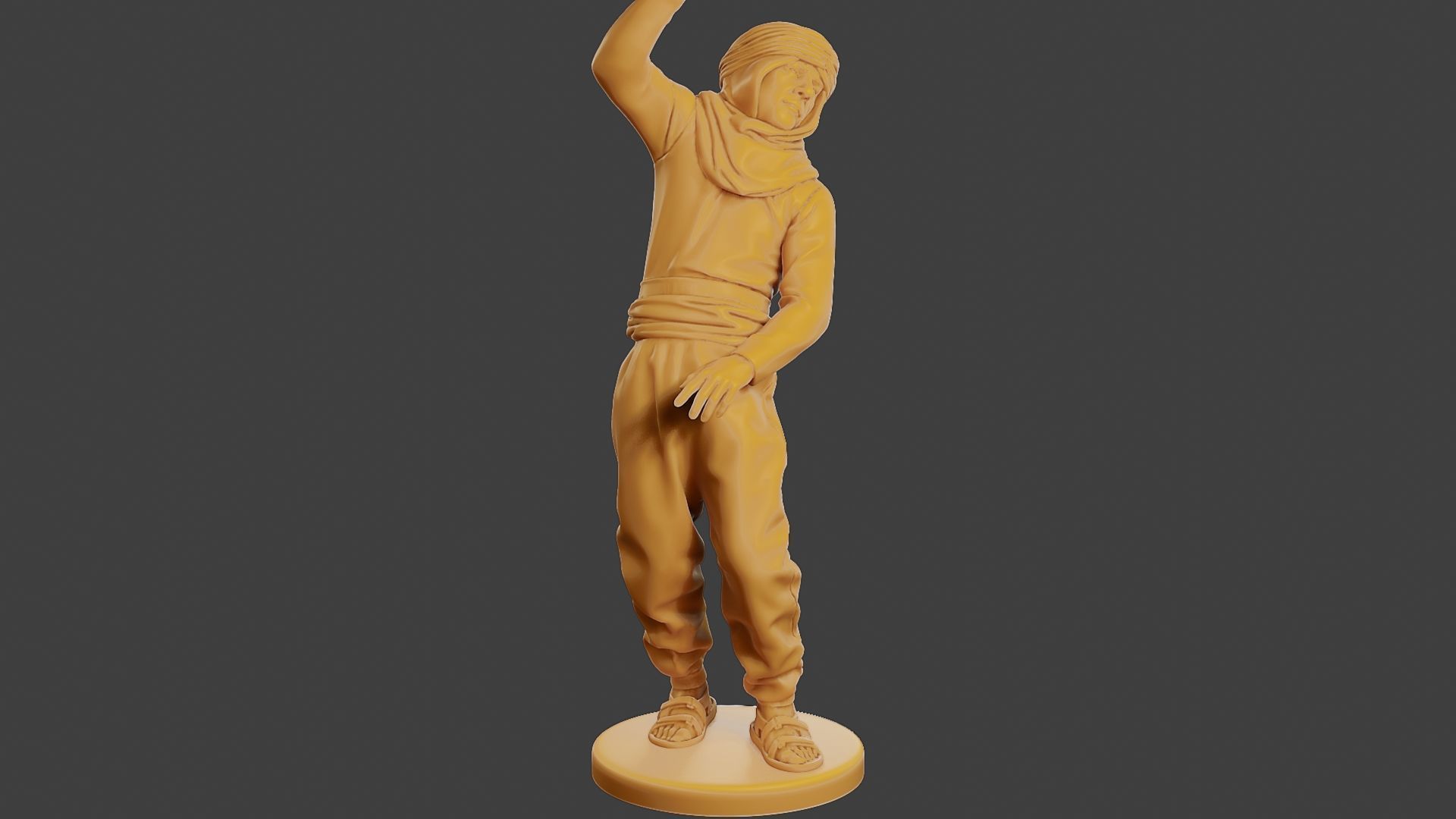 Conflict Scene Figurine Print ESFP1 004 3D print model_11