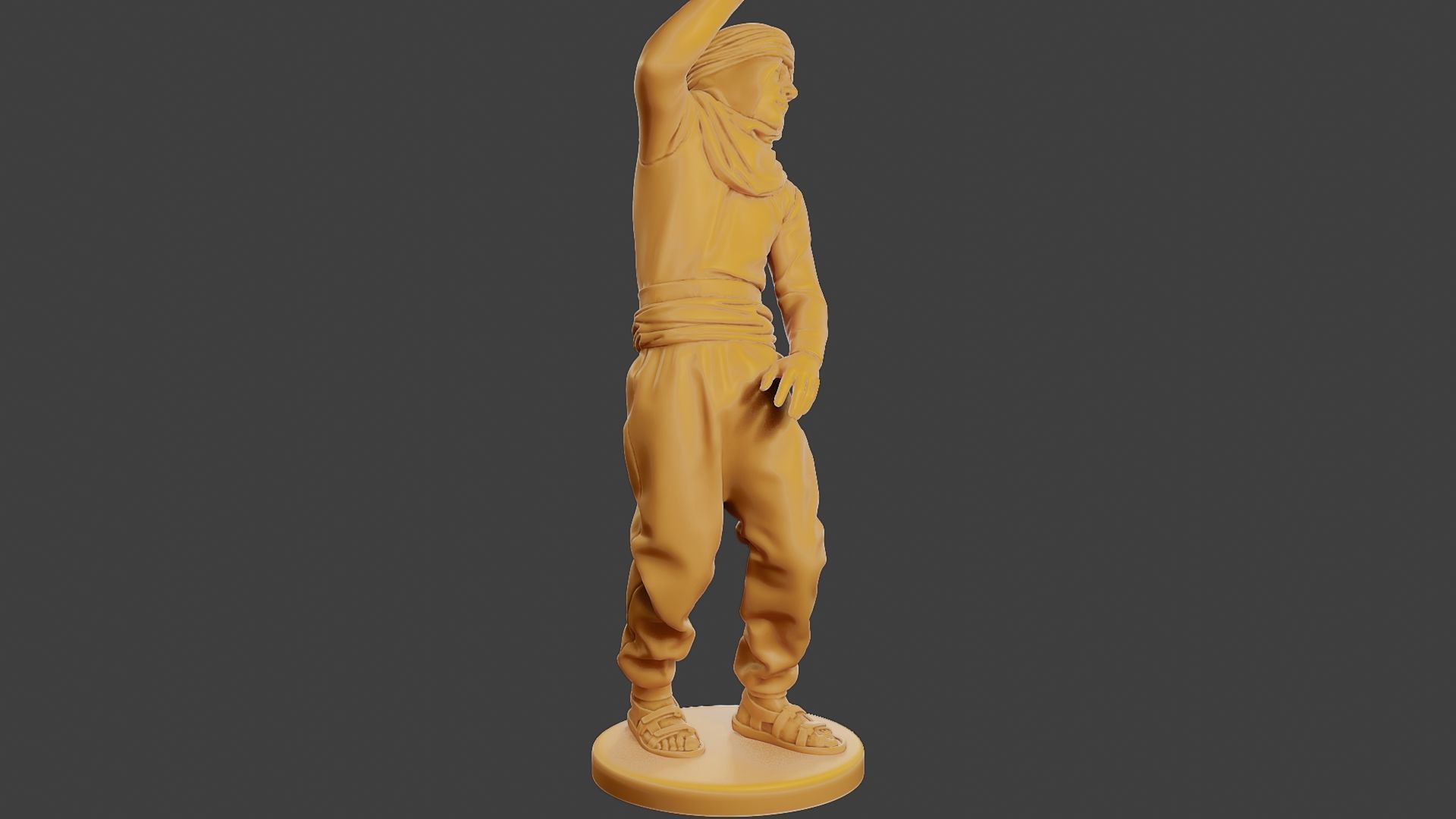 Conflict Scene Figurine Print ESFP1 004 3D print model_10