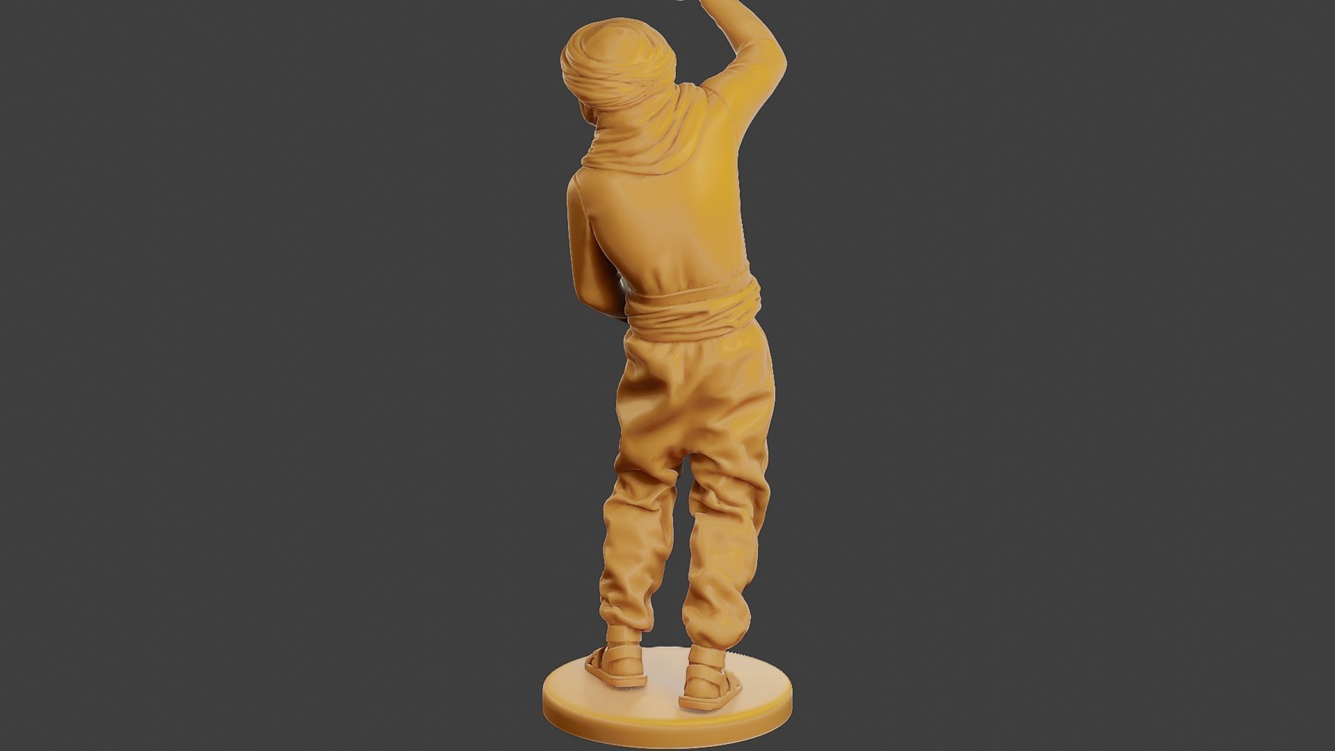 Conflict Scene Figurine Print ESFP1 004 3D print model_6