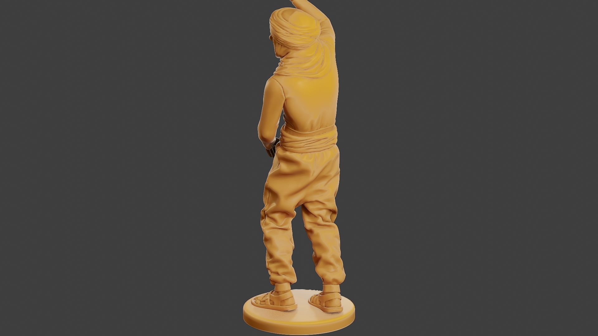 Conflict Scene Figurine Print ESFP1 004 3D print model_5