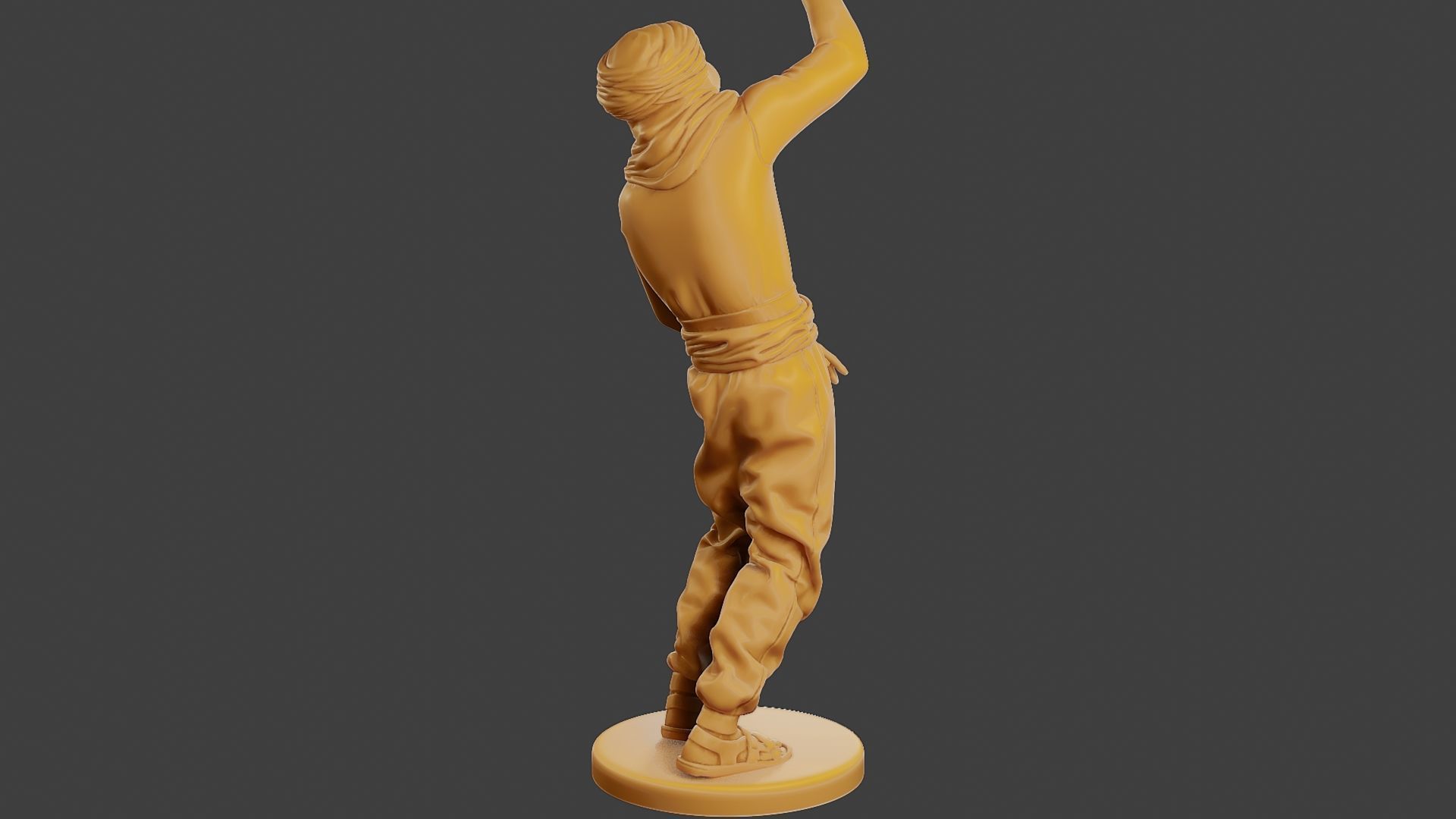 Conflict Scene Figurine Print ESFP1 004 3D print model_7