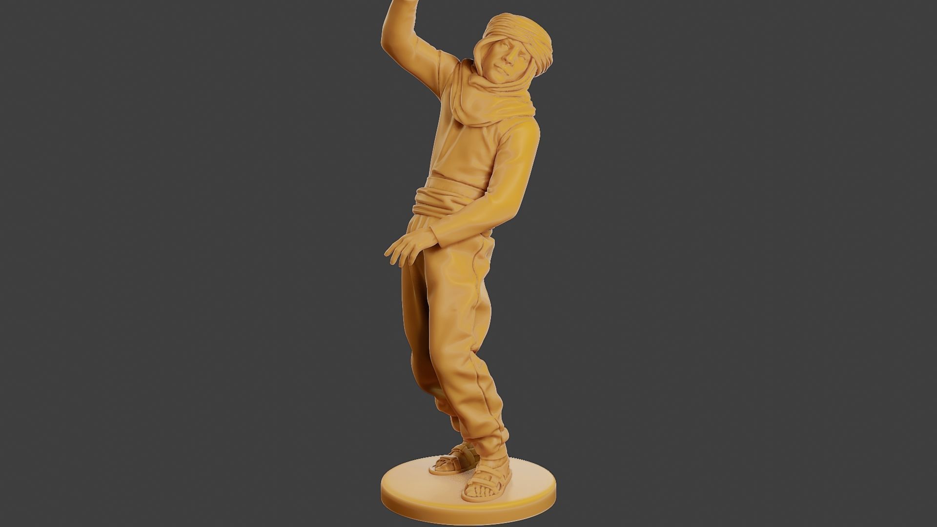 Conflict Scene Figurine Print ESFP1 004 3D print model_2