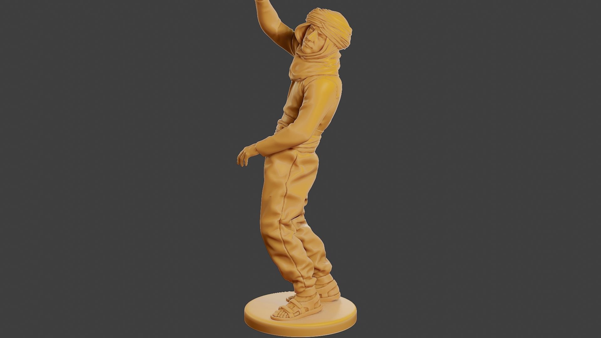 Conflict Scene Figurine Print ESFP1 004 3D print model_3