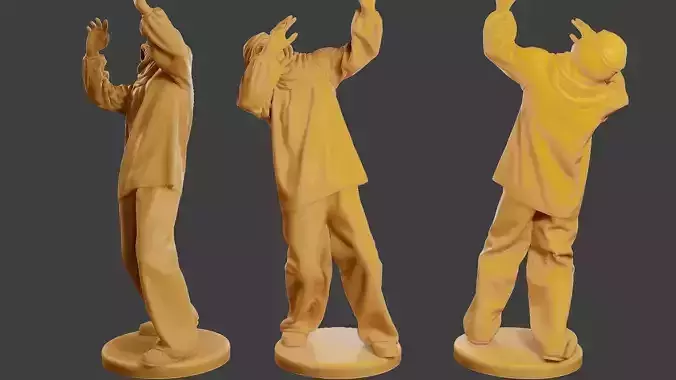 Conflict Scene Figurine Print ESFP1 005 3D print model
