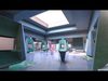 G0039 VR Photo Gallery Green Low-poly 3D model_1
