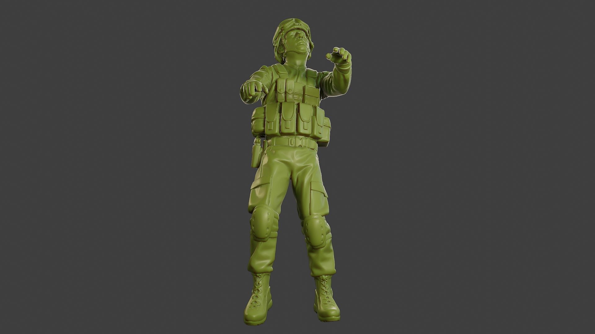 Conflict Scene Figurine Print ESFP1 007 3D print model_1