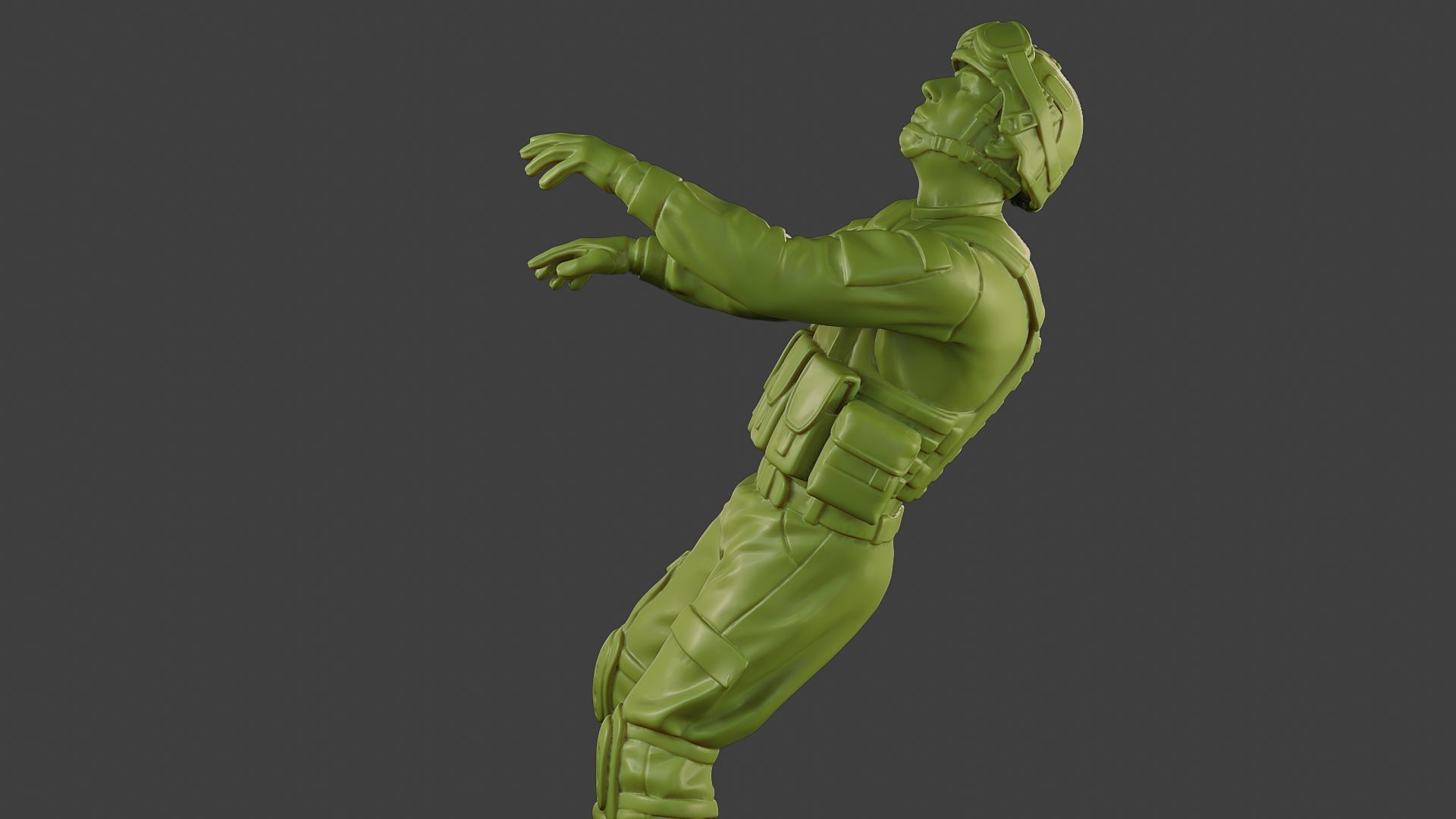 Conflict Scene Figurine Print ESFP1 007 3D print model_26