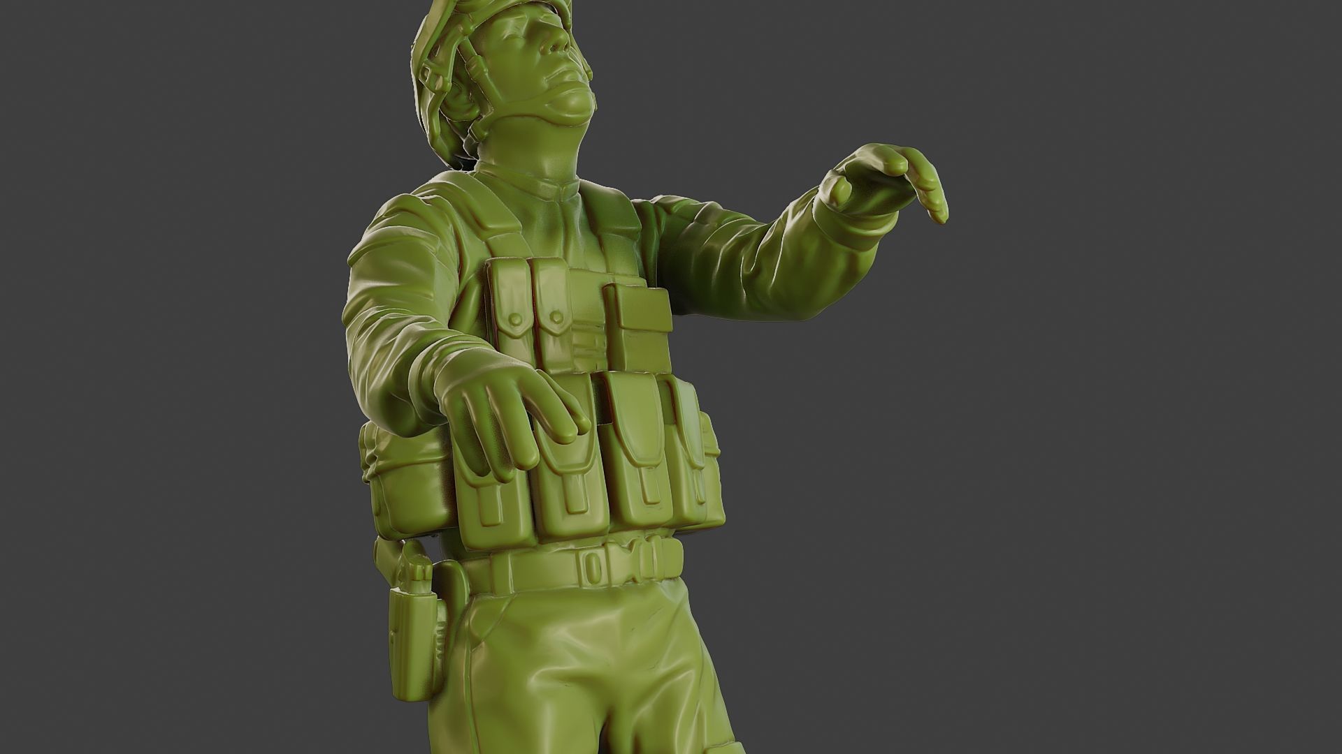Conflict Scene Figurine Print ESFP1 007 3D print model_19