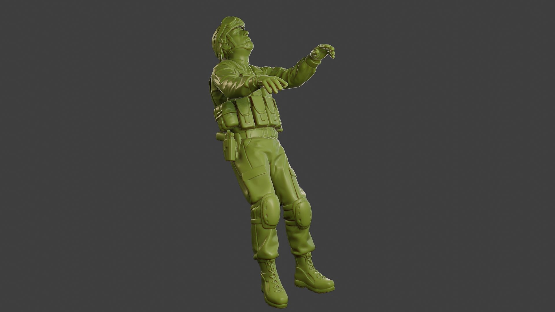 Conflict Scene Figurine Print ESFP1 007 3D print model_10