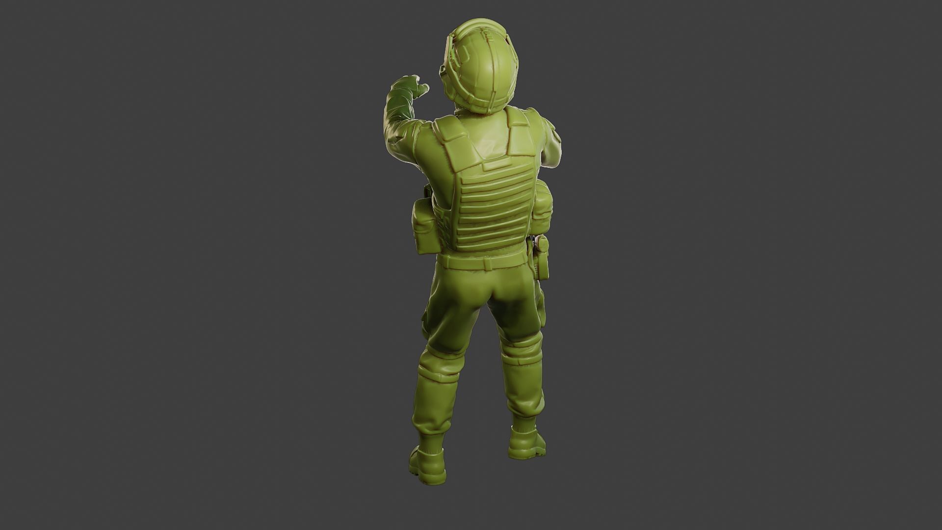 Conflict Scene Figurine Print ESFP1 007 3D print model_6