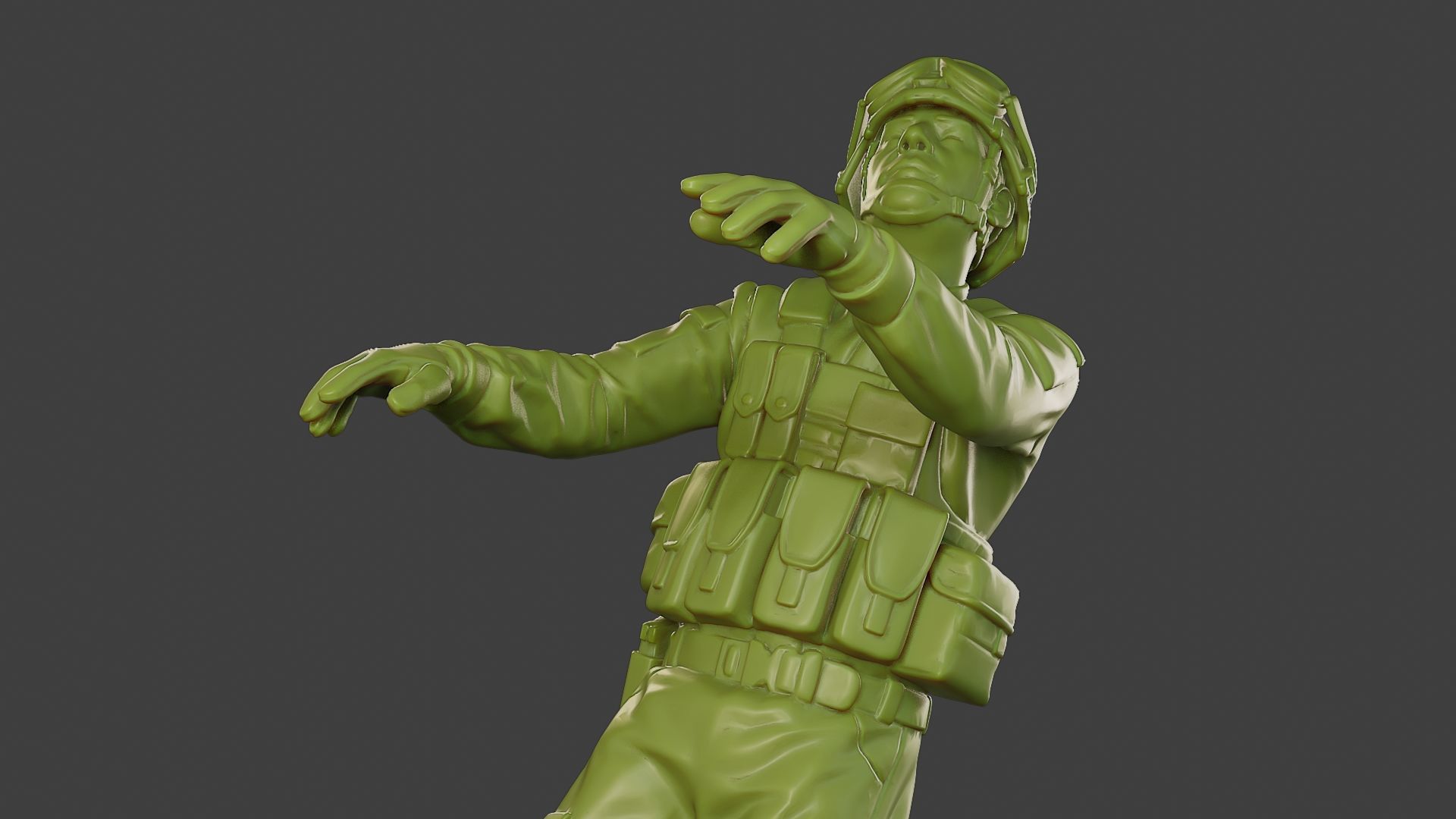 Conflict Scene Figurine Print ESFP1 007 3D print model_18