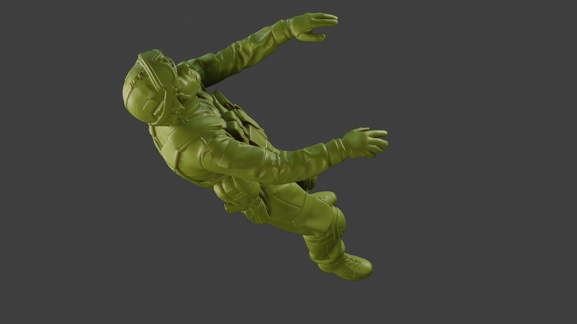 Conflict Scene Figurine Print ESFP1 007 3D print model_23