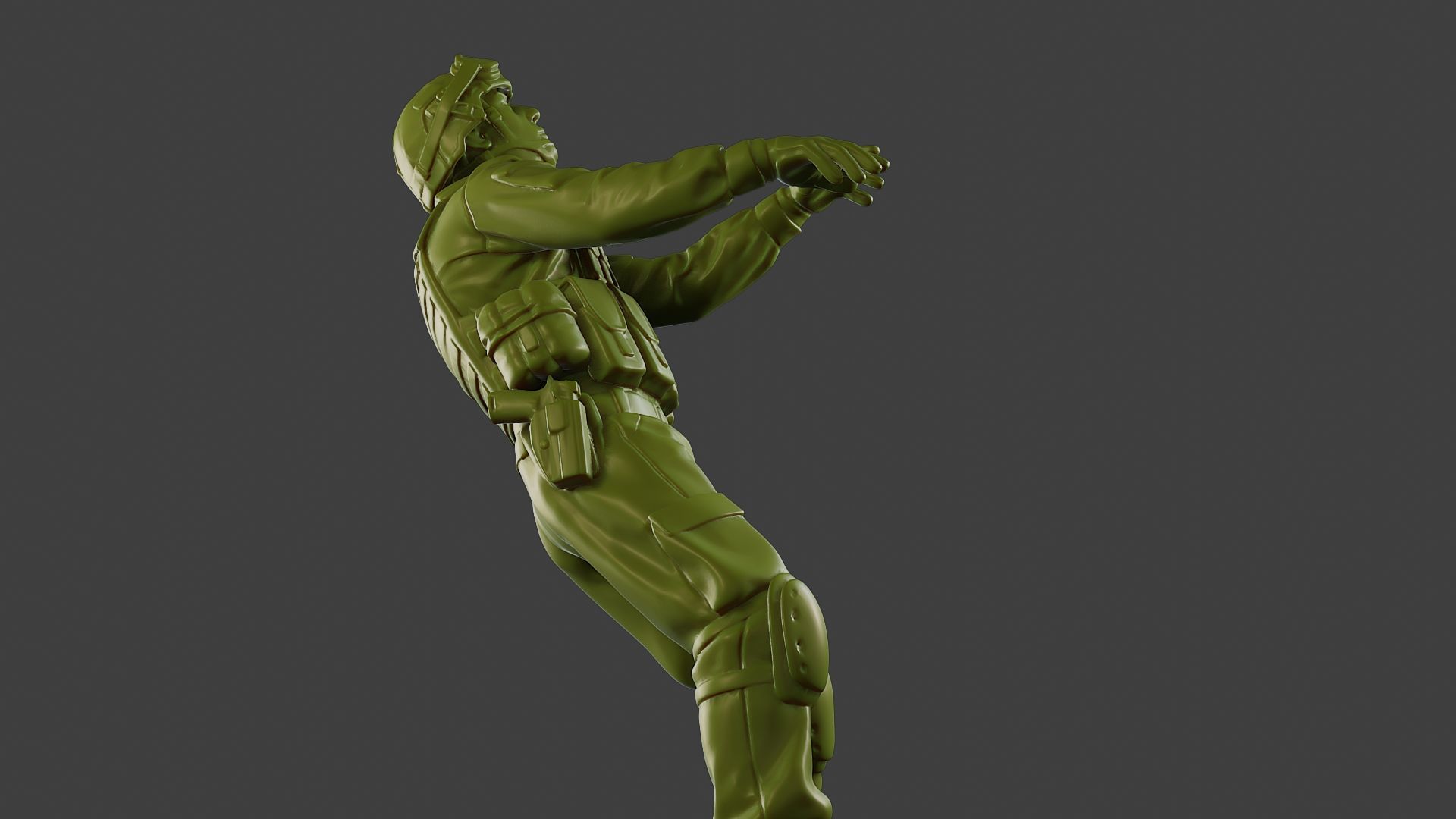 Conflict Scene Figurine Print ESFP1 007 3D print model_29