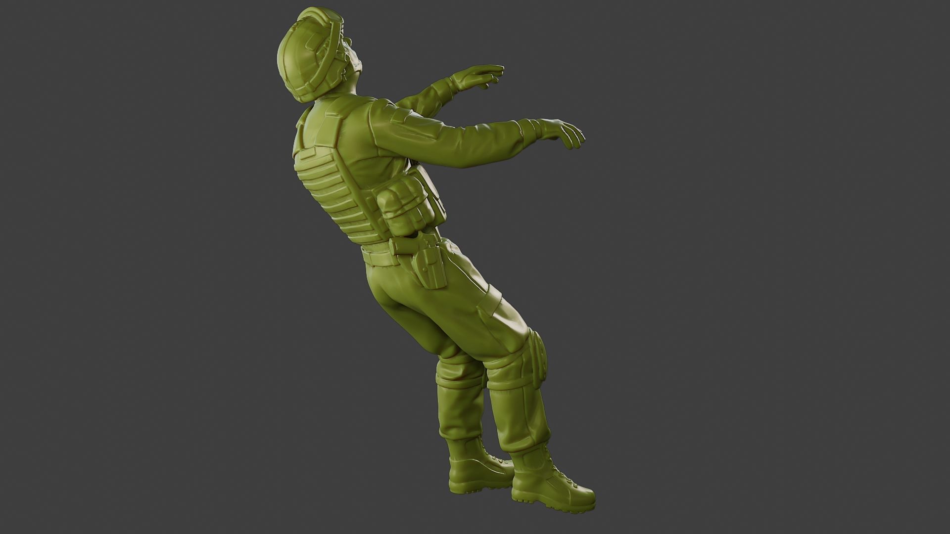 Conflict Scene Figurine Print ESFP1 007 3D print model_31