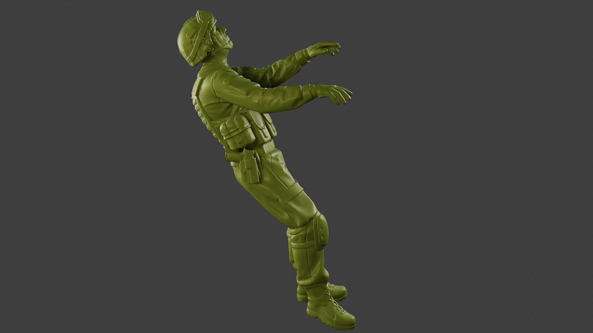 Conflict Scene Figurine Print ESFP1 007 3D print model_30