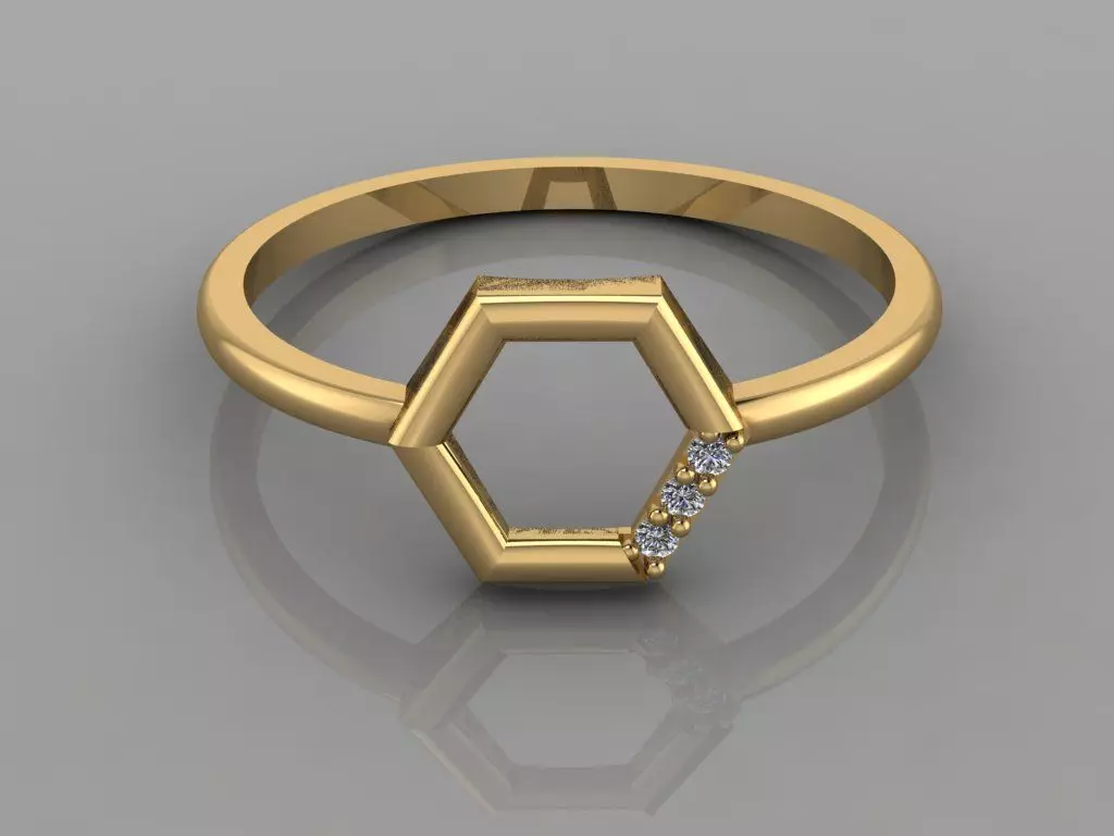 Women Ring 6 3D print model