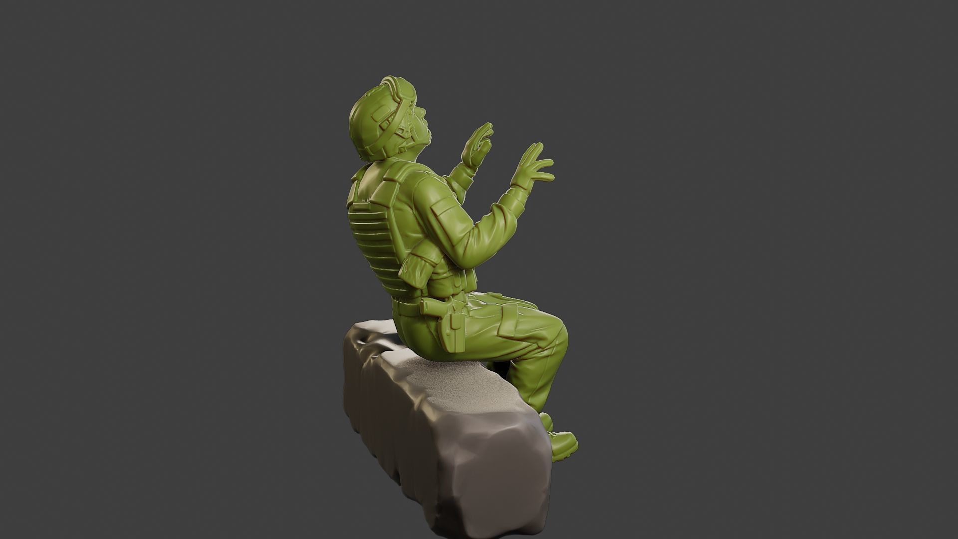 Conflict Scene Figurine Print ESFP1 008 3D print model_8