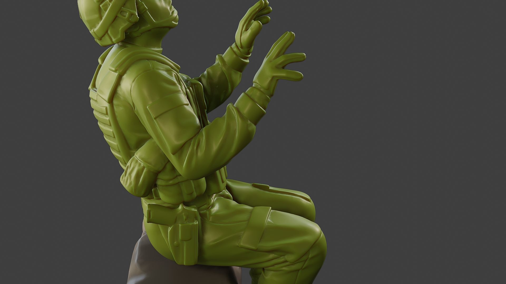 Conflict Scene Figurine Print ESFP1 008 3D print model_20