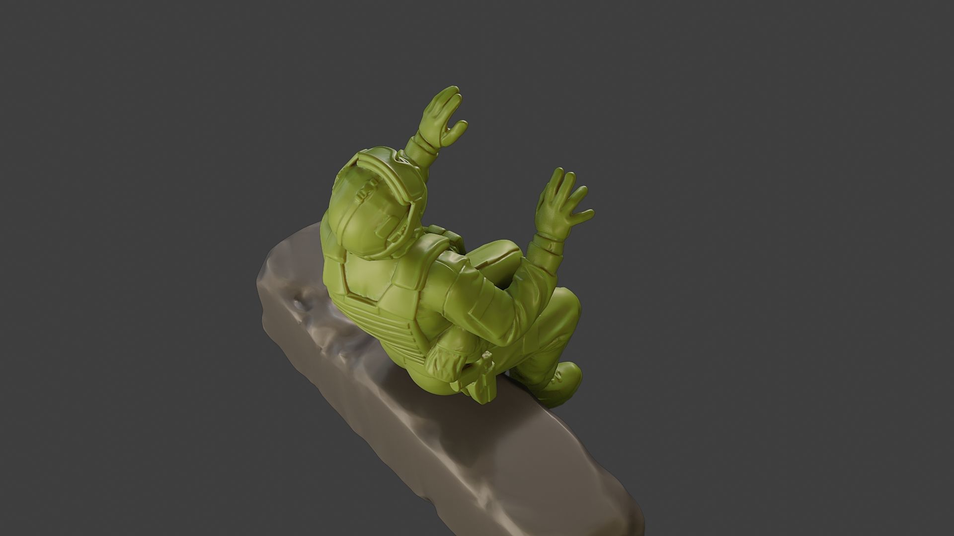 Conflict Scene Figurine Print ESFP1 008 3D print model_22