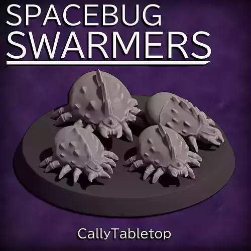 Space Bug Swarmers 3D print model