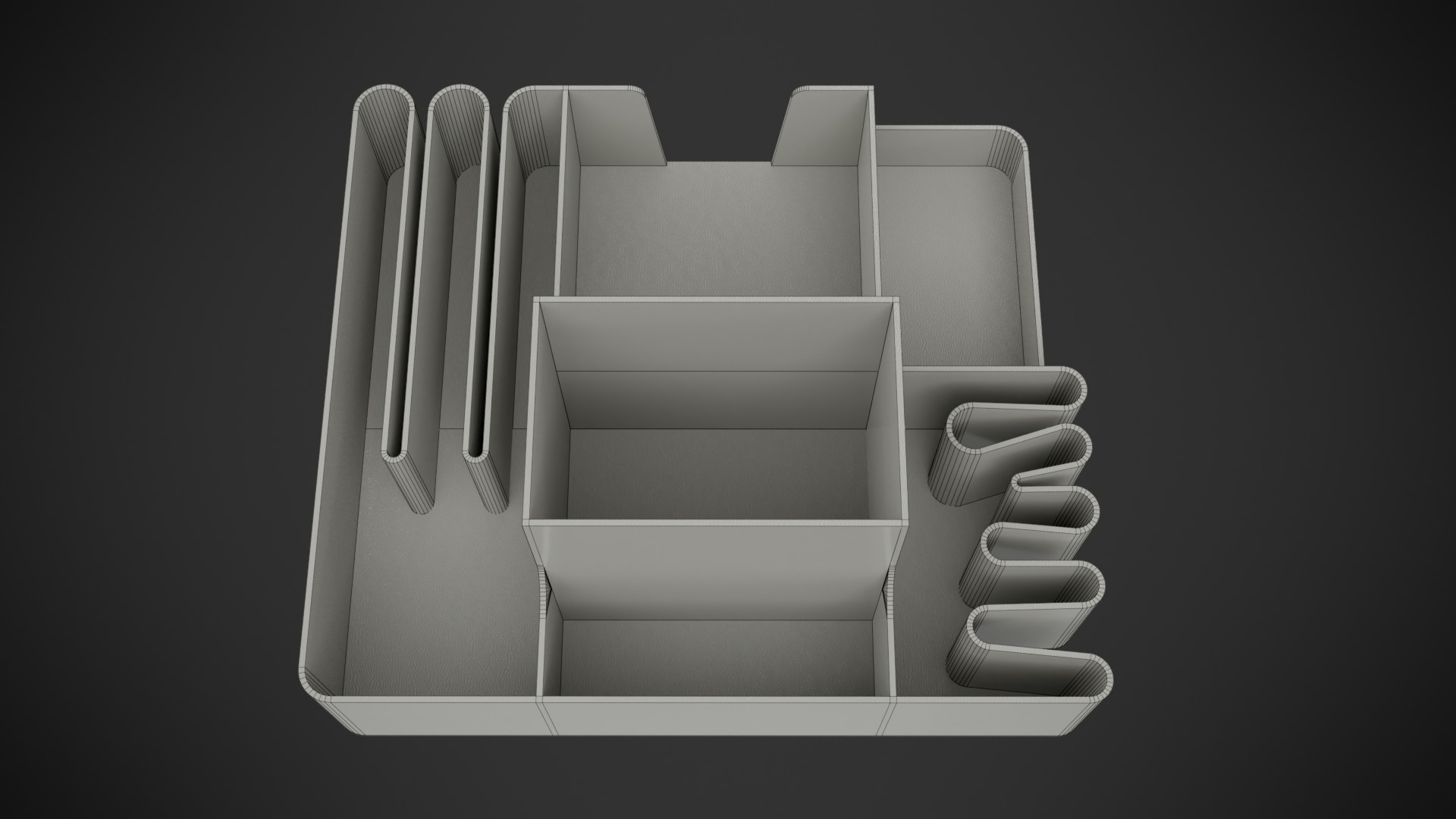 Desk Organizer Free 3D print model_9