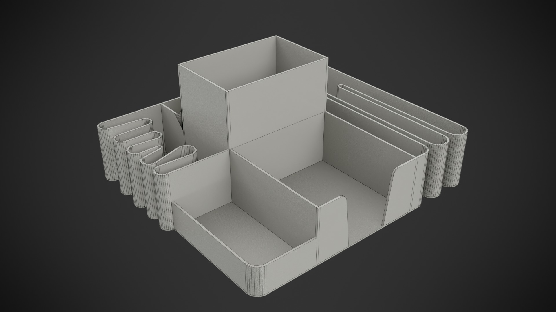 Desk Organizer Free 3D print model_8