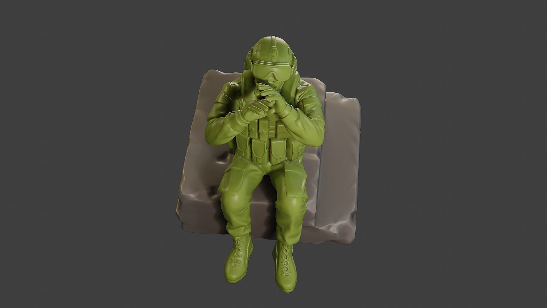 Conflict Scene Figurine Print ESFP1 009 3D print model_14