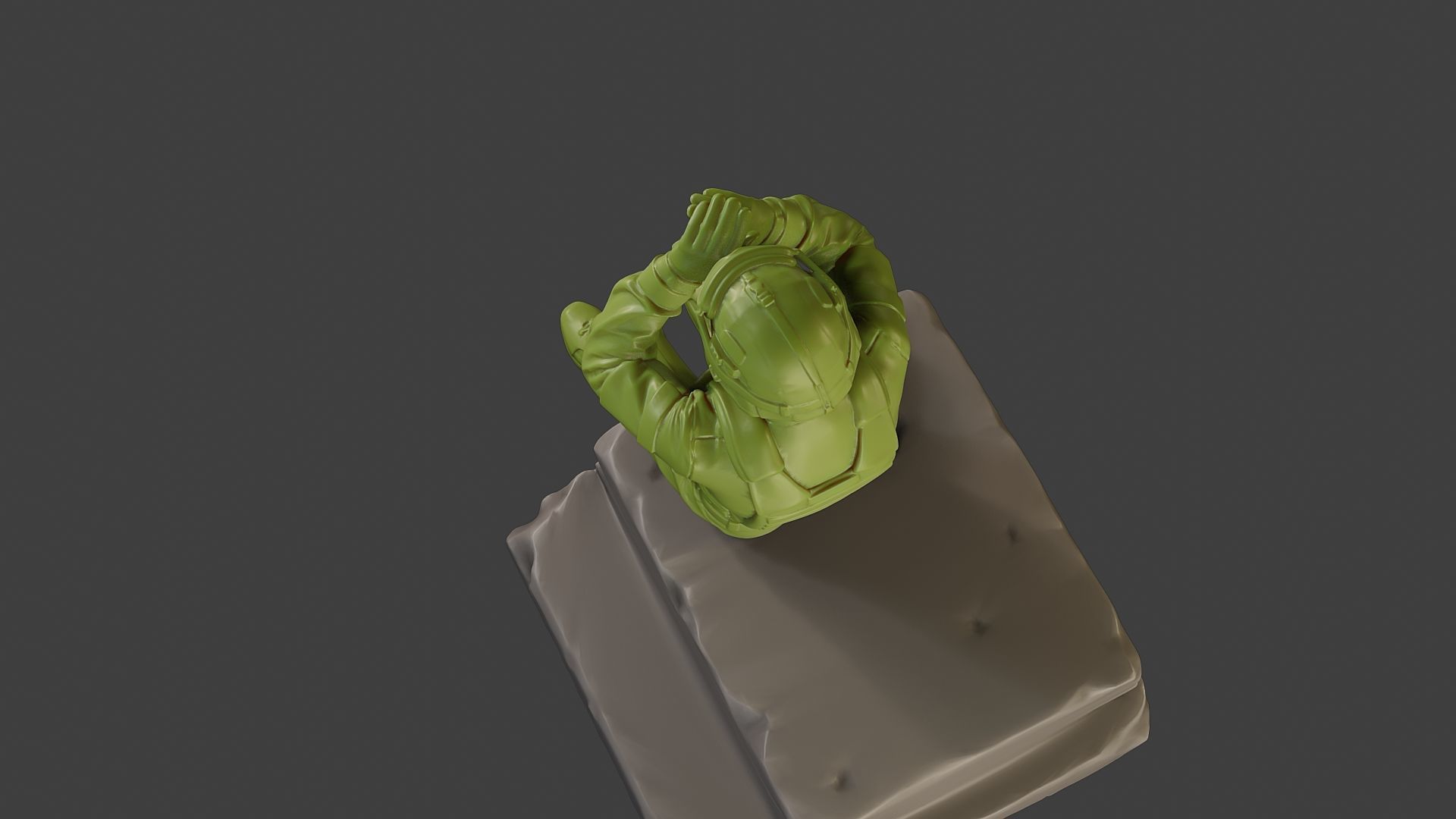 Conflict Scene Figurine Print ESFP1 009 3D print model_16