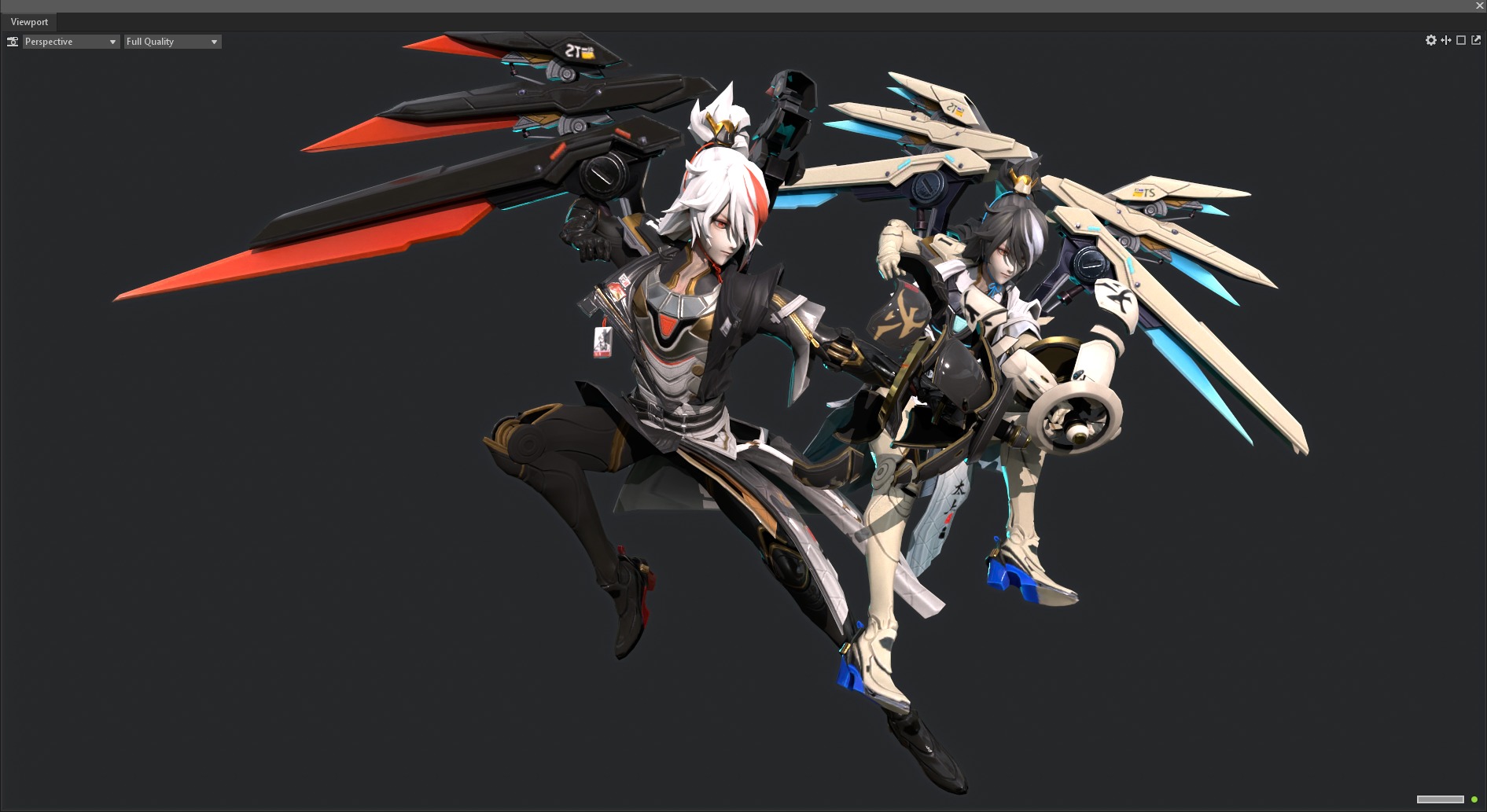 Twin brothers 3D model_15