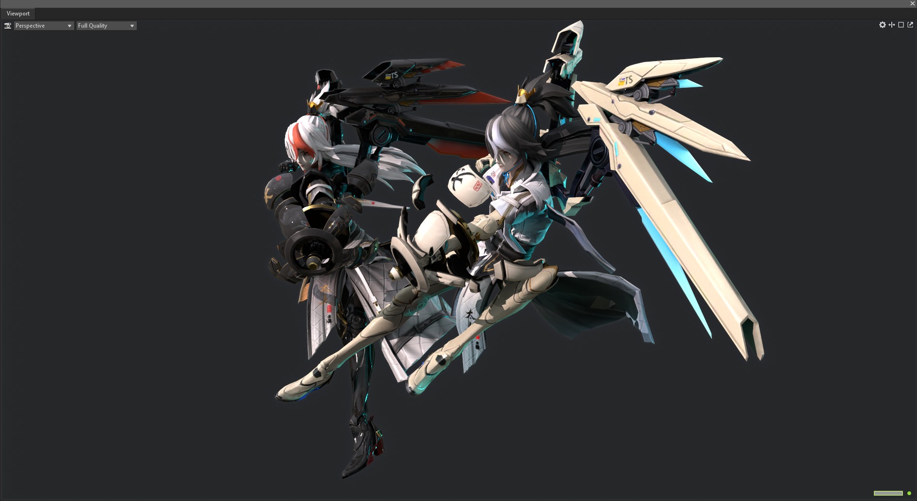 Twin brothers 3D model_16