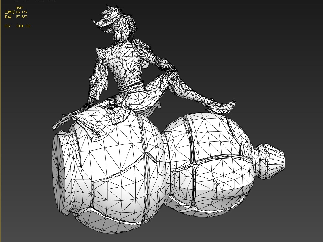 Twin brothers 3D model_8