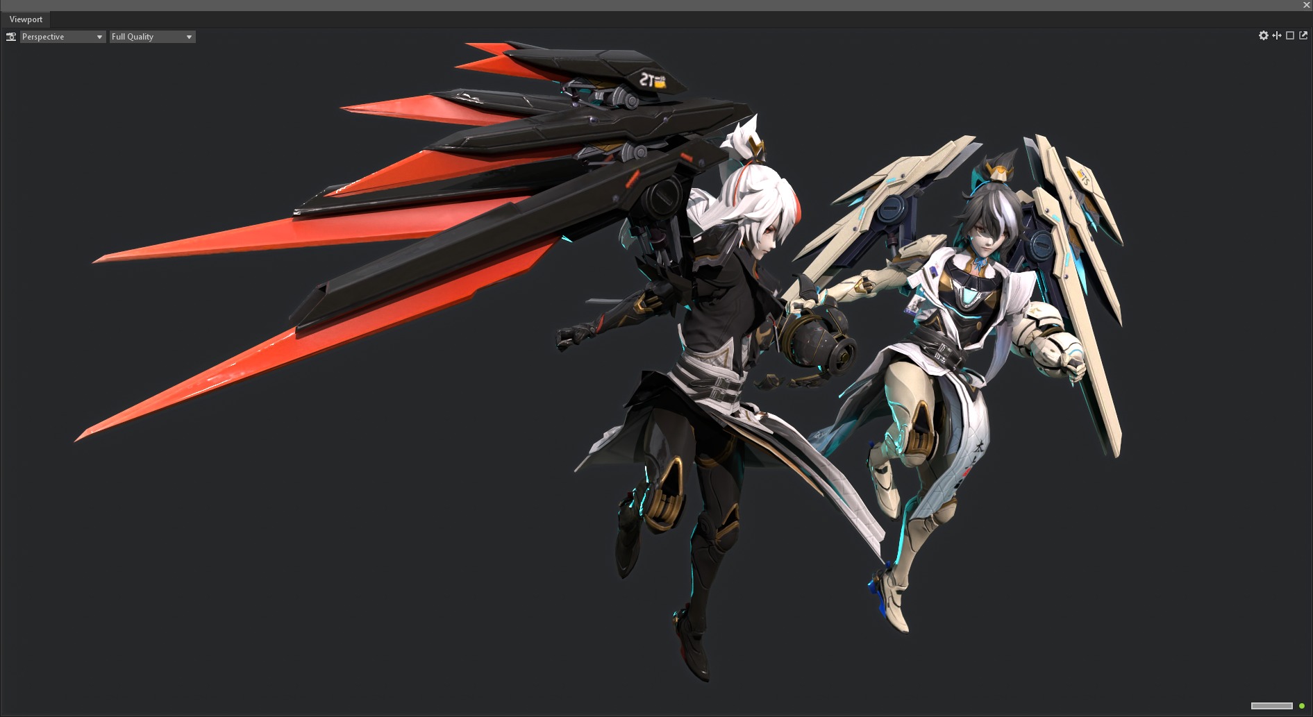 Twin brothers 3D model_13