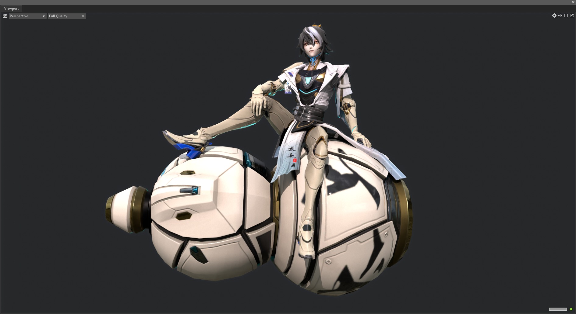 Twin brothers 3D model_9