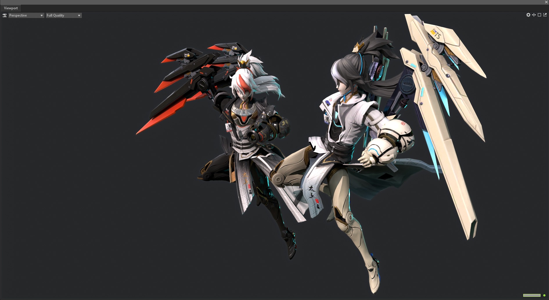 Twin brothers 3D model_11