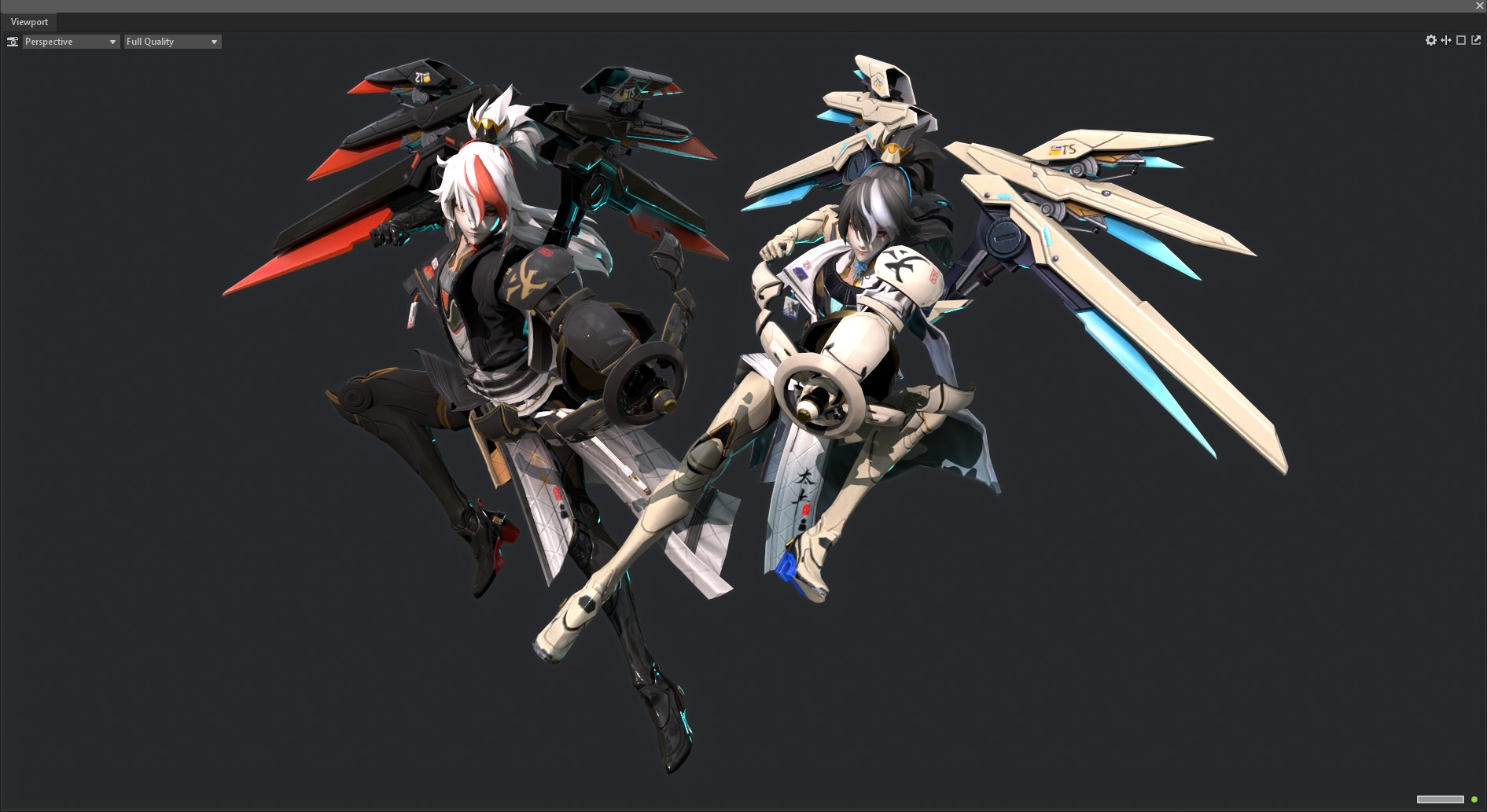 Twin brothers 3D model_14