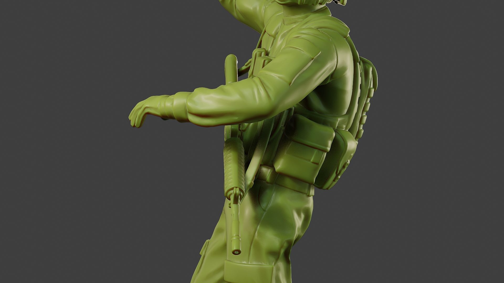 Conflict Scene Figurine Print ESFP1 010 3D print model_17