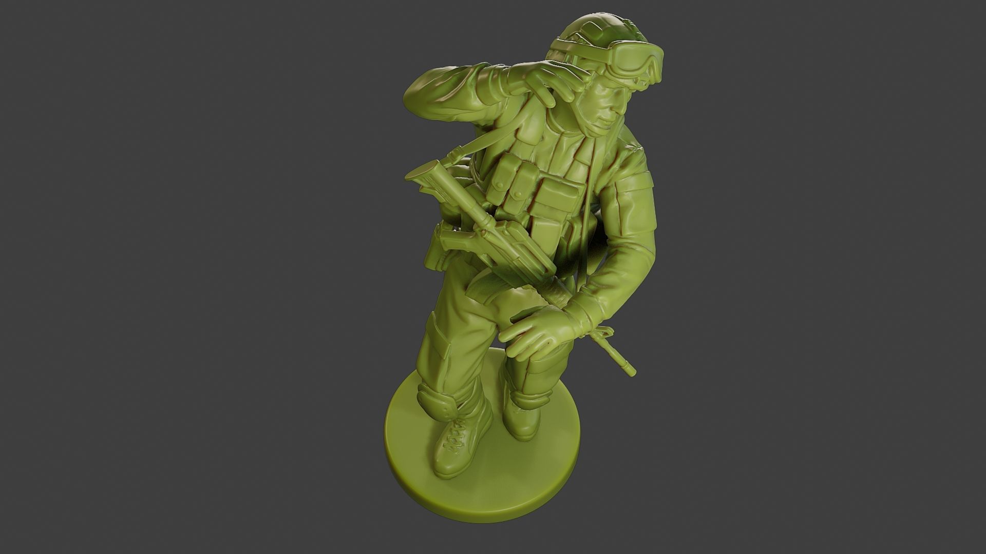 Conflict Scene Figurine Print ESFP1 010 3D print model_14