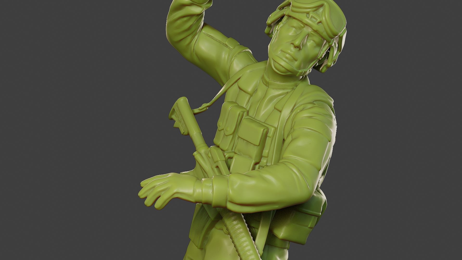 Conflict Scene Figurine Print ESFP1 010 3D print model_18